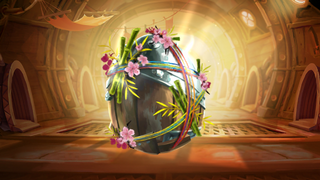 A silver Surprise Maneki-Neggo ready for hatching.