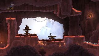 The meditating fakirs have platforms on their heads.