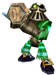 A green member of the Henchmen 800.