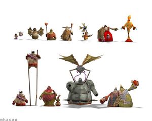 More early designs and some scrapped Hoodlums.