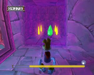 The secret area.