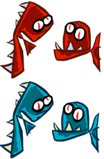 Baby piranhas