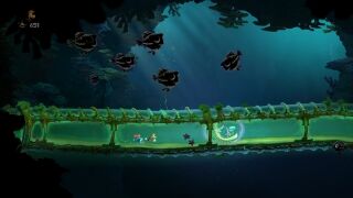 Rayman chasing the Dark Teensy.