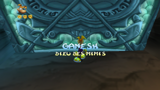 By shooting the door the player will gain Full Life and Power Fists.