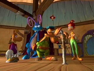 Betina and her friends in Big Date.