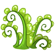 A bubble bush as it appears in the Jibberish Jungle.