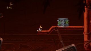 The cage in the second secret area.