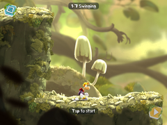 The start of the level.