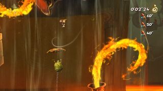 The beginning of the level.
