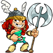 Detailed view of Barbara in Brawlhalla