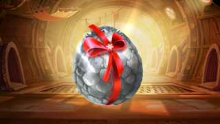 A silver Armored Egg ready for hatching.