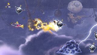 Assassin Ray shooting an inhaled enemy.