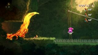 The beginning of the level.