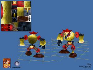 3D model and texture showcase for one of Henchman 1000's beta skins.