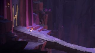 The start of the level.