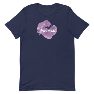 Rayman Purple Logo T-Shirt Navy.png