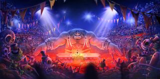Concept art of El Luchador