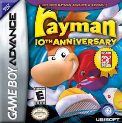 Rayman 10th Anniversary's NA Game Boy Advance cover