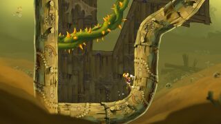 The start of the level.