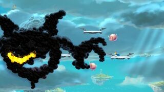 Hades' Hand flying around the arena.