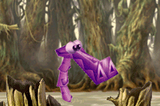 Ssssam as he appeared in the early versions of Rayman 3 on the Game Boy Advance.