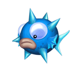 Spiky fish