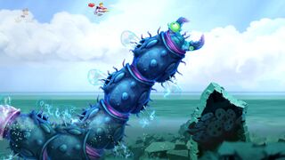 The Giant Eel in Aim for the Eel! (Back to Origins)