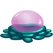 Detailed view of a tentacle claw bulb in Rayman Legends