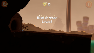 The start of the level Black or White