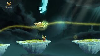 This white hand, a reference to Zeus, can electrocute the heroes if they don't hide themselves well under the shield.