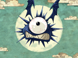A Psychlops wallpaper from the image gallery in Rayman Jungle Run.