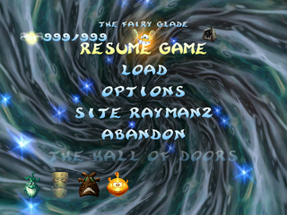 The name of the selected level is at the top of the screen.