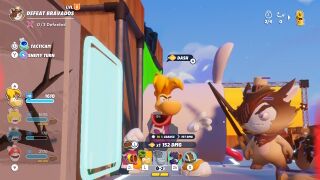 Rayman up close to a Bravado