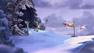 The start of the level.