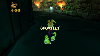 In the final section of the Tomb of the Ancients, under the hole where the player enters the section.