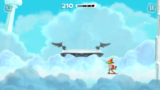 A flying platform in Rayman Adventures.