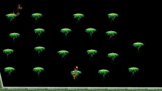 An exit sign, as seen in one of the unused levels from Rayman Origins.