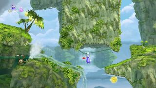 A more rare Skull Coin seen in one of the Back to Origins levels in Rayman Legends