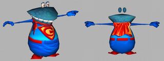 An unused skin for Globox.