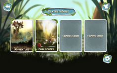 The added game mode selection, showing two more modes "coming soon"