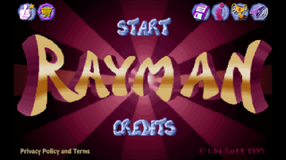 The main title screen.