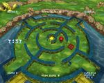 The Heart of the World is represented as a fountain of yellow energy in the ritualistic Game of the Gods.