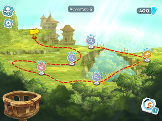The second adventure map in the early build.