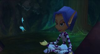 Ly as she appears in the Japanese version of Rayman 2 on Dreamcast.