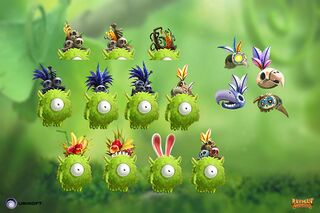 Concepts for the Easter, Summer, and Halloween event themed hats the royal Incrediballs would wear.