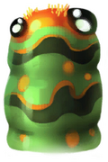 The head of a caterpillar