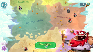 Imprisoned Armored-Egg on the Adventure Map during the Renaissance event.