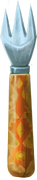 Detailed view of a fork from the third world of Rayman Legends, Fiesta de los Muertos