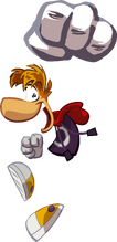 Rayman, as he appears in Rayman Origins.