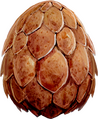 A bronze egg
